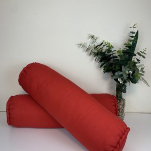 Bolster Cushions - only 2 colours left in stock, Red & Teal Blue